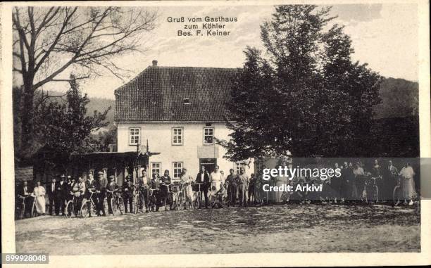 Ak Schwarza im Thüringer Wald, Gasthaus zum Köhler, F. Keiner; gelaufen 1929