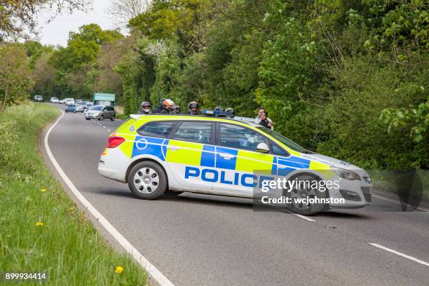 police roadblock - leicestershire stock pictures, royalty-free photos & images