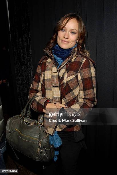 Actress Olivia Wilde attends the William Morris Party at The Shop on January 21, 2008 in Park City, Utah.
