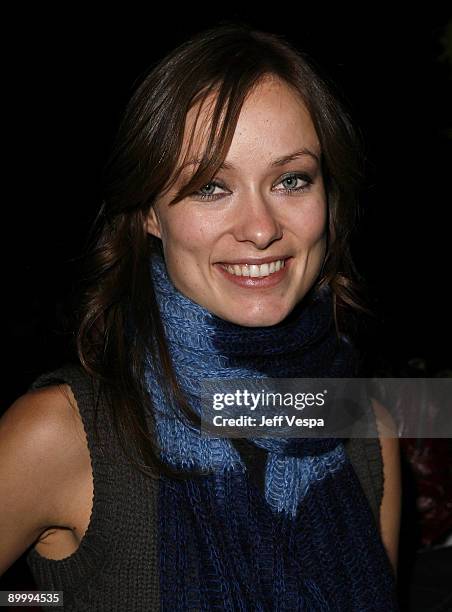 Actress Olivia Wilde attends the William Morris Party at The Shop on January 21, 2008 in Park City, Utah.