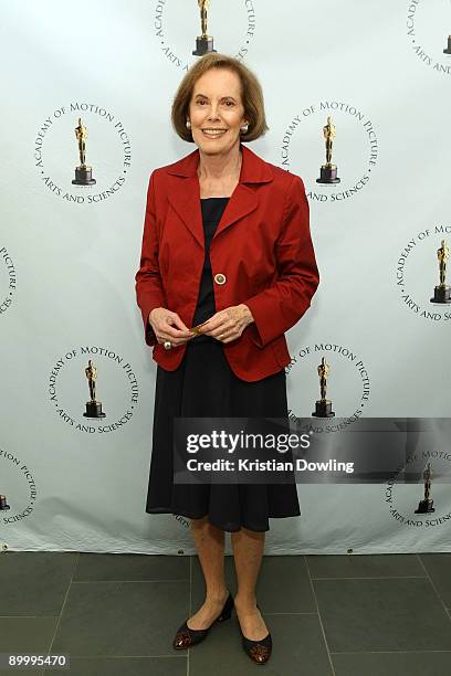 Actress Susan Kohner arrives for AMPAS's "Imitation Of Life" 50th Anniversary Screening at AMPAS Samuel Goldwyn Theater on August 21, 2009 in Beverly...