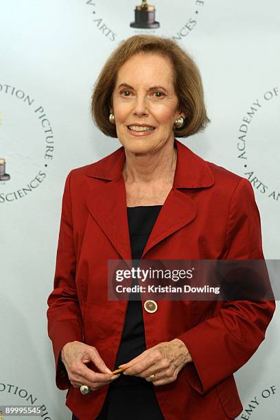 Actress Susan Kohner arrives for AMPAS's "Imitation Of Life" 50th Anniversary Screening at AMPAS Samuel Goldwyn Theater on August 21, 2009 in Beverly...