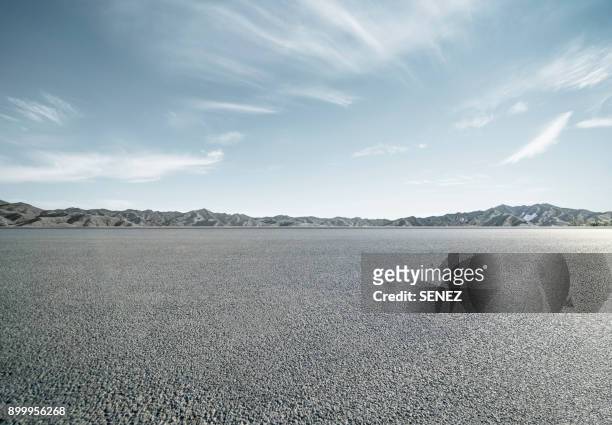 mountain parking lot - road horizon stock pictures, royalty-free photos & images