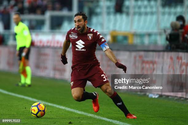 Cristian Molinaro of Torino FC in action during the Serie A football match between Torino Fc and Genoa Cfc.