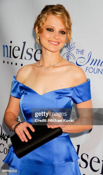 Actress Ana Layevska arrives at the 24th Annual Imagen Awards at The Beverly Hilton Hotel on August 21, 2009 in Beverly Hills, California.