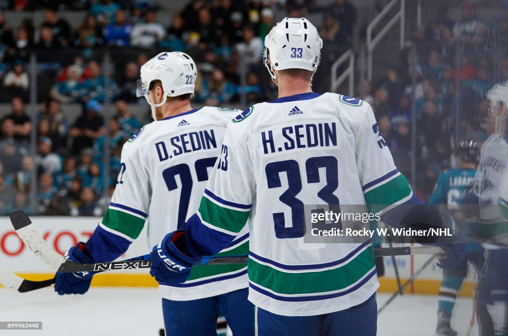 Vancouver Canucks v San Jose Sharks