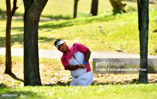 Prom Meeswat of Thailand pictured during round four of the Royal Cup at the Phoenix Gold GCC on December 31, 2017 in Pattaya, Thailand.