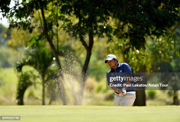 Namchok Tantipokhakul of Thailand pictured during round four of the Royal Cup at the Phoenix Gold GCC on December 31, 2017 in Pattaya, Thailand.