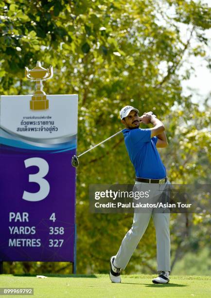 Gaganjeet Bhullar of India pictured during round four of the Royal Cup at the Phoenix Gold GCC on December 31, 2017 in Pattaya, Thailand.