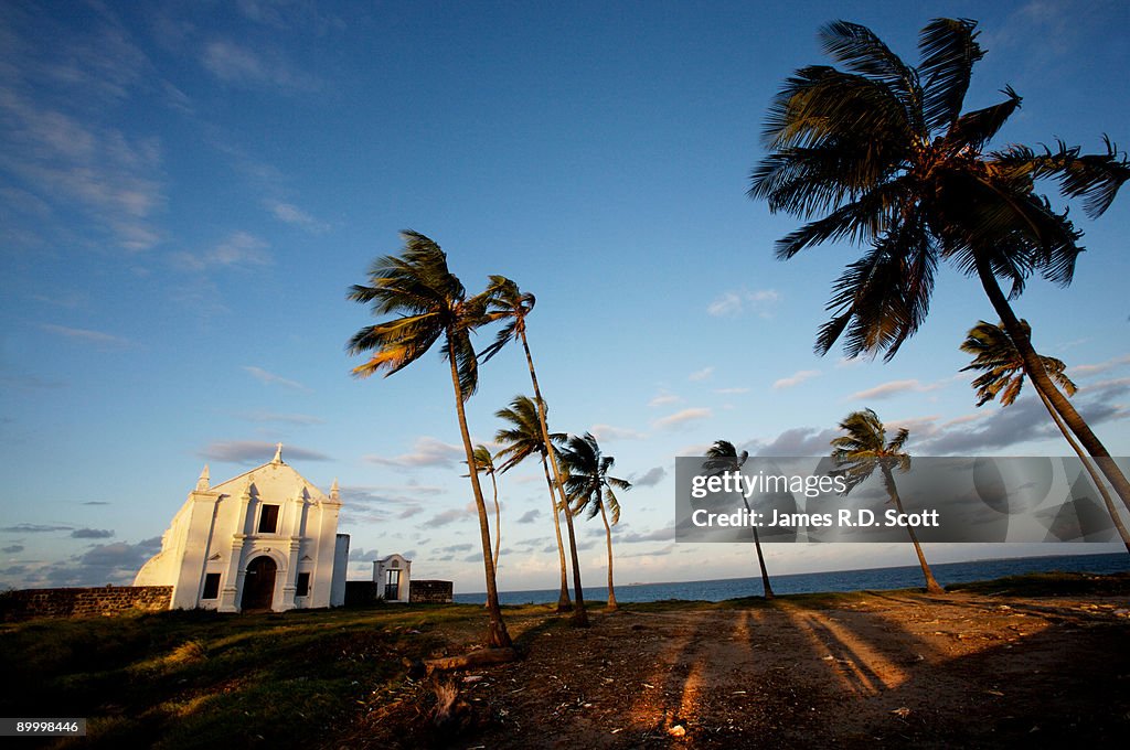 Church sunset of Santo Antonio