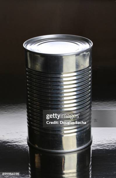 preserved food in a sealed can - canister vacuum stock pictures, royalty-free photos & images