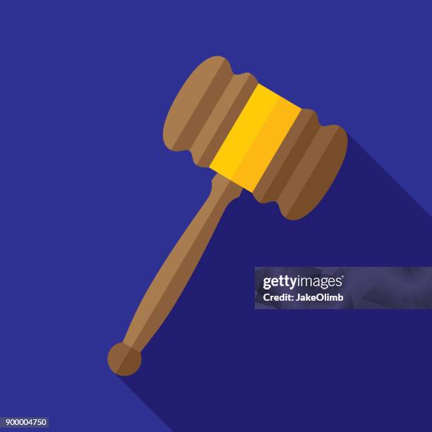 hammer symbol flach - kläger stock-grafiken, -clipart, -cartoons und -symbole