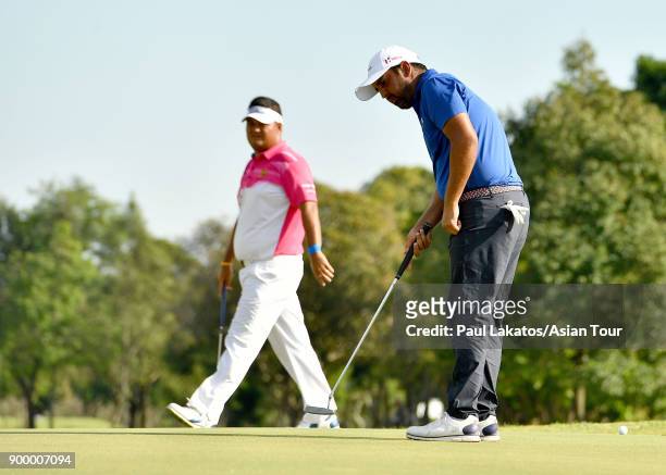 Shiv Kapur of India pictured during the final round of the Royal Cup at the Phoenix Gold GCC on December 31, 2017 in Pattaya, Thailand.