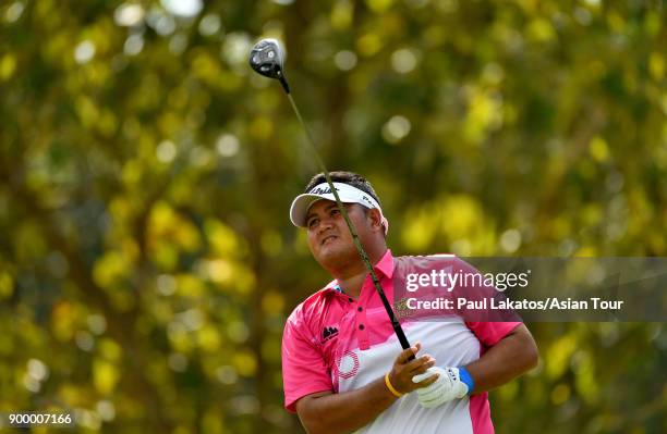 Prom Meesawat of Thailand pictured during the fincal round of the Royal Cup at the Phoenix Gold GCC on December 31, 2017 in Pattaya, Thailand.