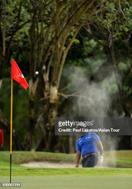 Shiv Kapur of India pictured during the final round of the Royal Cup at the Phoenix Gold GCC on December 31, 2017 in Pattaya, Thailand.