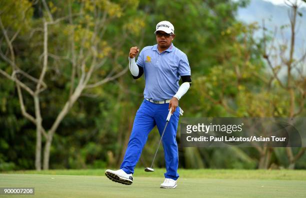 Prayad Marksaeng of Thailand pictured during the final round of the Royal Cup at the Phoennix Gold GGC on December 31, 2017 in Pattaya, Thailand.