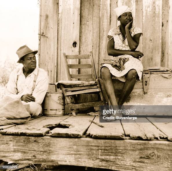 Negro sharecropper and wife. Mississippi.