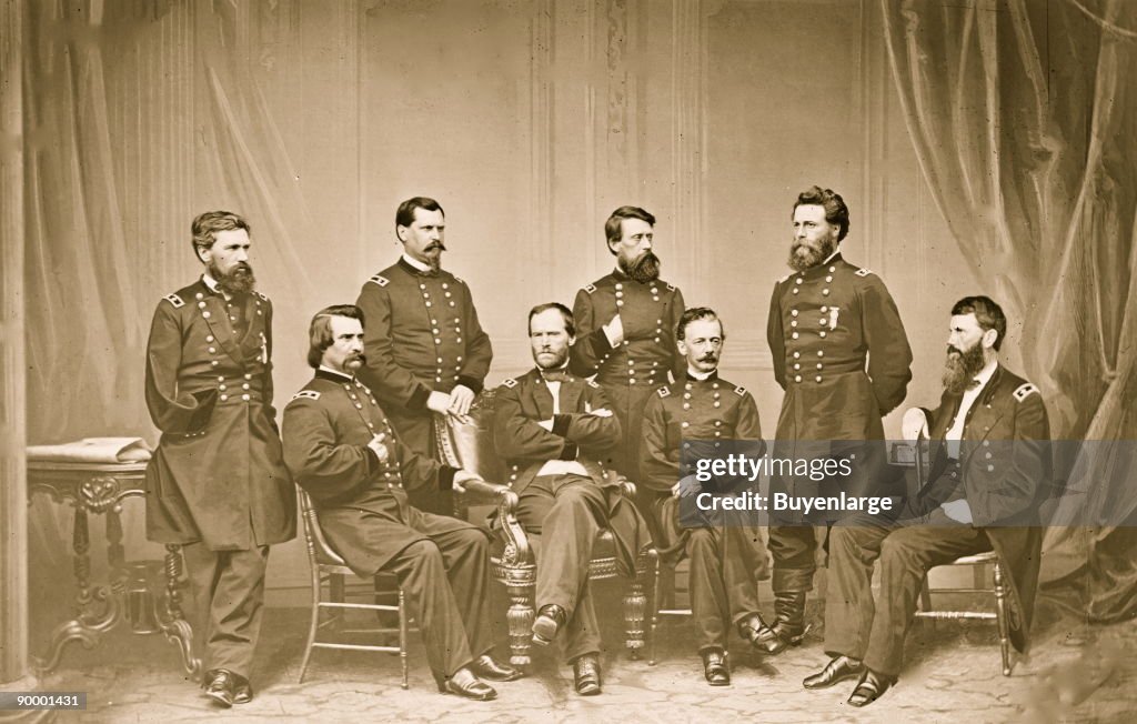 William Tecumseh Sherman & His Staff