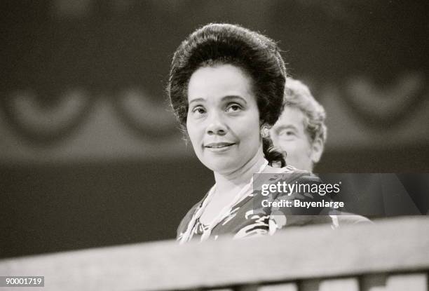 Coretta Scott King at the Democratic National Convention, New York City