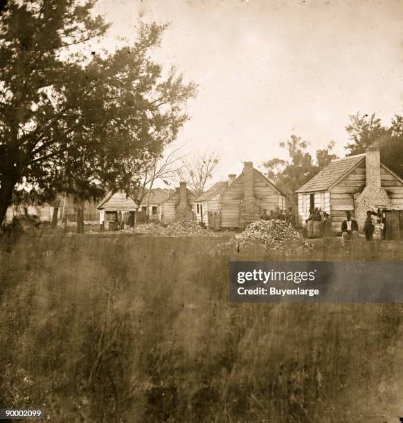 Port Royal, South Carolina. Slaves quarters