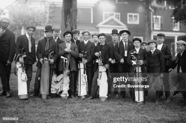 Private Golf Club Caddies at Baltusrol in New Jersey