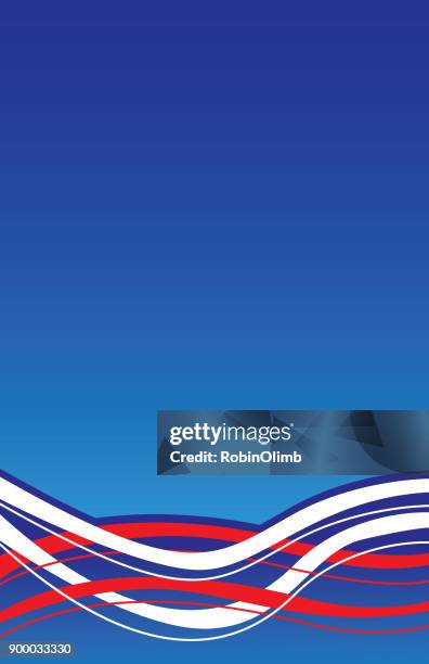 curved stripes patriotic background - election background stock illustrations