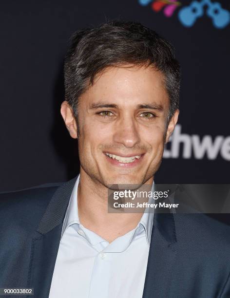 Actor Gael Garcia Bernal arrives at the premiere of Disney Pixar's 'Coco' at El Capitan Theatre on November 8, 2017 in Los Angeles, California.