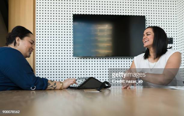 small office meeting. - small office building exterior stock pictures, royalty-free photos & images