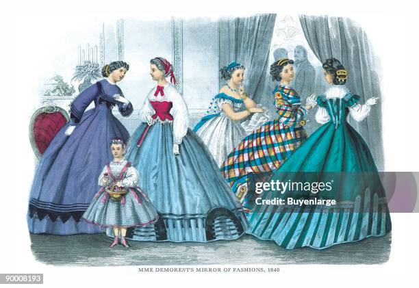 Mme. Demorest's Mirror of Fashions, 1840