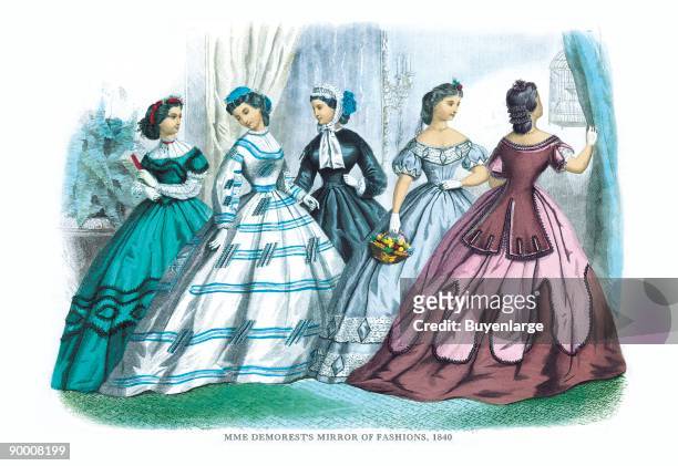Mme. Demorest's Mirror of Fashions, 1840