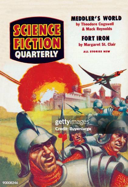 Science Fiction Quarterly: Spaceship Attack on Medieval Fortress