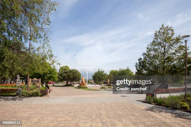 pucon square - pucon stock pictures, royalty-free photos & images