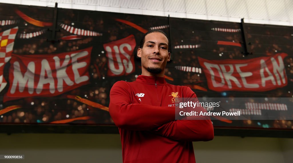 Liverpool Unveil New Signing Virgil van Dijk