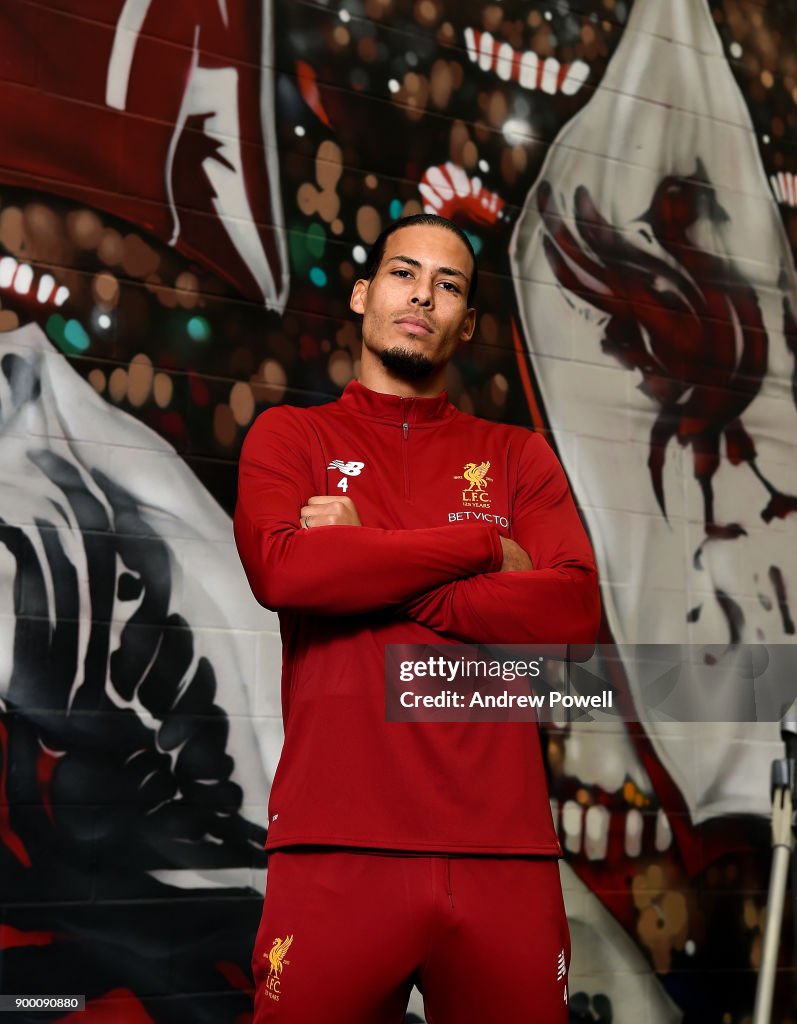 Liverpool Unveil New Signing Virgil van Dijk