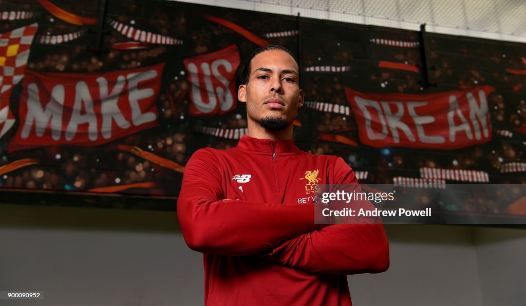 Liverpool Unveil New Signing Virgil van Dijk