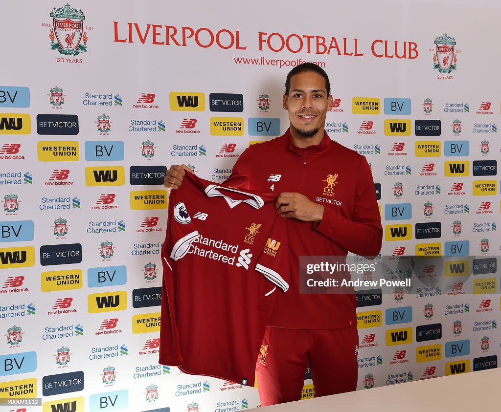 Liverpool Unveil New Signing Virgil van Dijk