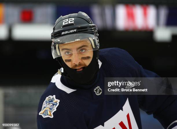 Kevin Shattenkirk of the New York Rangers practices at Citi Field on December 31, 2017 in the Flushing neighborhood of the Queens borough of New York...