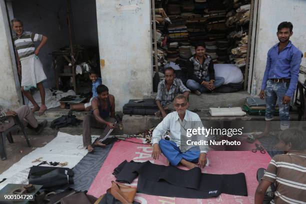 Daily life in Agra city, India. A city of Uttar Pradesh with a population of 1,7 million people, on the banks of the river Yamuna. The famous Taj...