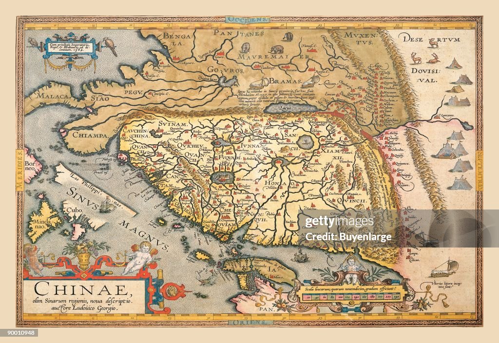 Map of Far East China