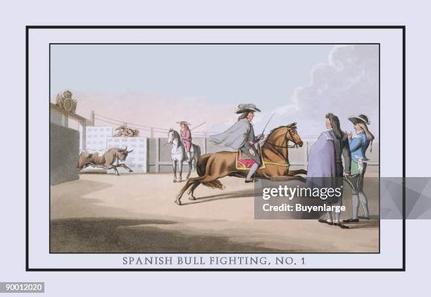 Spanish Bullfighting, No. 1: First Appearance of the Bull