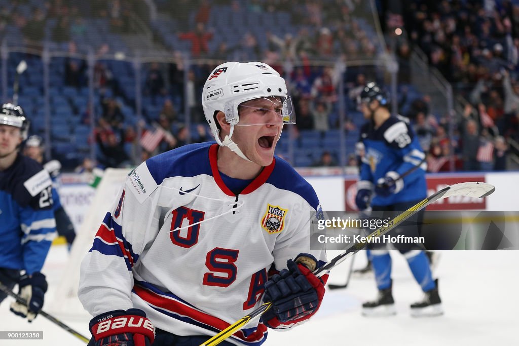 United States v Finland - 2018 IIHF World Junior Championship