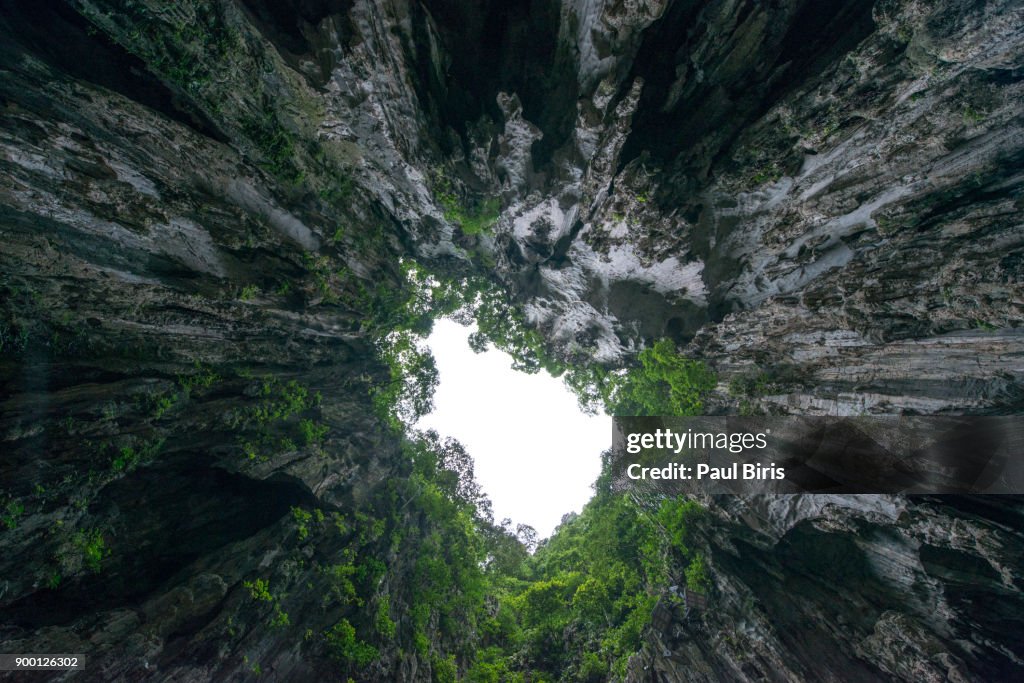 Cave opening, Batu Caves Temple. Kuala Lumpur, Malaysia.