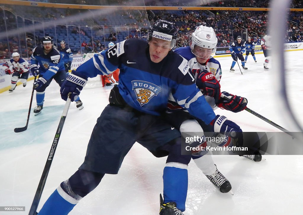 United States v Finland - 2018 IIHF World Junior Championship