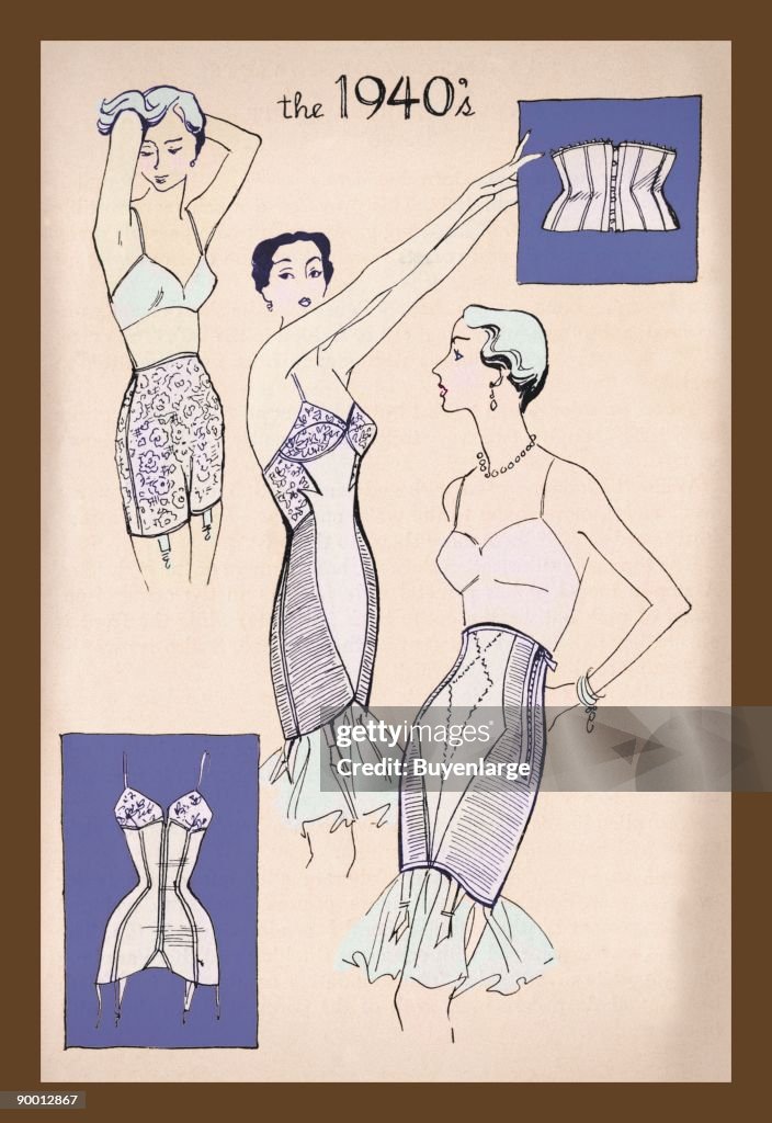 Nylon in Corsetry, 1940