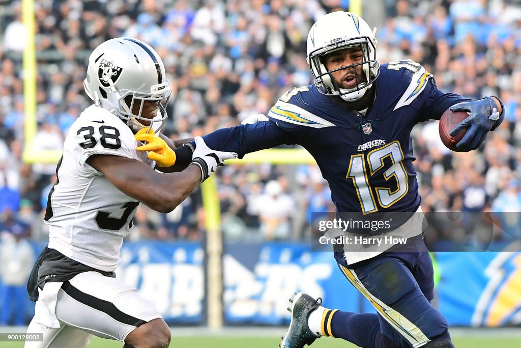 Oakland Raiders v Los Angeles Chargers