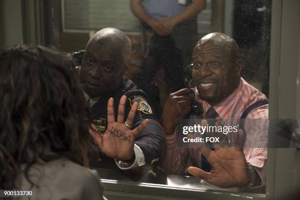 Andre Braugher and Terrry Crews in the The Big House Pt.1 Season Five premiere episode of BROOKLYN NINE-NINE airing Tuesday, Sept. 26 on FOX.