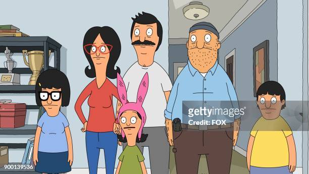 When Teddy's family unexpectedly announces that they're coming for Thanksgiving, the Belchers reluctantly agree to pitch in, in the Thanks-hoarding"...
