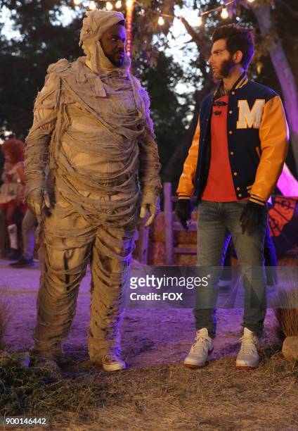 Pictured L-R: Craig Robinson and Adam Scott in the "Haunted Hayride" episode of GHOSTED airing Sunday, Oct. 8 on FOX.