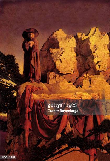 Maxfield Parrish was an American painter and illustrator. He worked on comission on books, advertising campaigns, magazines, and even sculpture. He...