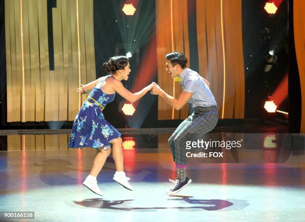 Top 7 contestant Koine Iwasaki and all-star Marko Germar perform a Jive routine to Rock Around The Clock choreographed by Dmitry Chaplin on SO YOU...